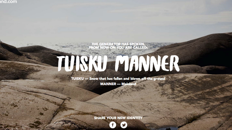 Illustration for article titled Get Your Racing Name With Finland's New Name Generator